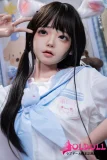 色セーラー服のリアルドール