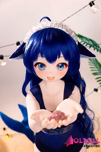 【二種類顔選択可能】JSL DOLL  アニメドール 120cm 大肥鱼(dafeiyu) PVC製ヘッド tpe/s-tpeボディ選択可能 DeepSeekコンセプト風 青髪美少女ダッチワイフ スクール水着
