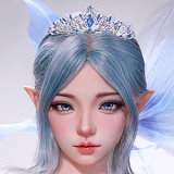 CPDOLL リアル皮膚ボディ155cm Cカップ ヘッドC8 ROS機能付き フルシリコン製 エルフ風コスプレドール ファンタジー美人ダッチワイフ