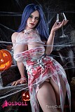 
ハロウィン花嫁 ウェディング風ドレス 立ち姿 欧米風ドール
