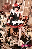 
二次元美少女ドール メイド服 背面立ちカット
