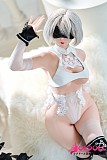 
シリコン製ボディの質感がわかる85cm アニメドール 腕部クローズアップ
