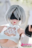 
UVレジンヘッドの表情が際立つ2B コスプレドール 顔アップ
