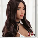 HRDOLL 160cm Jカップ Kristinヘッド シリコン製巨乳ラブドール ラブドール レザースカート 欧米風ダッチワイフ
