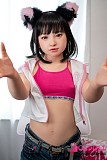 【4体限定】【即納品●日本国内発送】 J cute 133cm バスト平 AGD26夏美ヘッド フルシリコン製 清楚系ラブドール 猫耳付き貧乳ダッチワイフ 小柄で可愛い癒し系