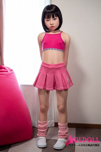 【5体限定】【即納品●日本国内発送】 J cute 貧乳ドール 128cm バスト平 AGB35楓 シリコンヘッド ボディ材質選択可能｜ピンク衣装がポップで可愛い清楚系ダッチワイフ