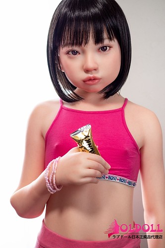 【5体限定】【即納品●日本国内発送】 J cute 貧乳ドール 128cm バスト平 AGB35楓 シリコンヘッド ボディ材質選択可能｜ピンク衣装がポップで可愛い清楚系ダッチワイフ