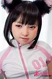 【4体限定】【即納品●日本国内発送】 J cute 133cm バスト平 AGD26夏美ヘッド フルシリコン製 清楚系ラブドール 猫耳付き貧乳ダッチワイフ 小柄で可愛い癒し系