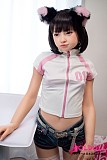 【4体限定】【即納品●日本国内発送】 J cute 133cm バスト平 AGD26夏美ヘッド フルシリコン製 清楚系ラブドール 猫耳付き貧乳ダッチワイフ 小柄で可愛い癒し系