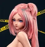 最新作戦闘機 Sino doll 実践向け148cm Fカップ S65凛沙(linsha)ヘッド レーシングチアコスの二次元美少女アニメドール