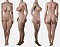 166cm Fカップ 42kg(リアル皮膚版)