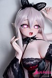 巨乳ラブドールのバストラインを意識した正面構図
