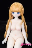 オレンジ髪と青い瞳のアニメドール