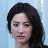 【25号】RZRDOLL 170cm Cカップ 究極版Rメイクボディ 芊芊(Qianqian)ヘッド フルシリコン製 超擬真美人ラブドール 白いキャミソールネグリジェ姿のダッチワイフ