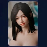YUEdoll リアル皮膚172cm Gカップ 沁黎(Qinli)ヘッド フルシリコン製 黄色いビキニの巨乳美人ラブドール 南国リゾート風ダッチワイフ