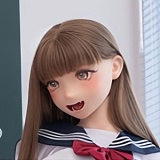 Kiradols アニメラブドール 155cm Dカップ #KH011ヘッド フルシリコン製 ピンク髪ツインテールの美少女ダッチワイフ 白いセクシーランジェリー姿
