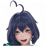 Kiradols アニメラブドール 155cm Dカップ #KH011ヘッド フルシリコン製 ピンク髪ツインテールの美少女ダッチワイフ 白いセクシーランジェリー姿