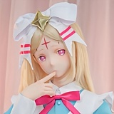 Kiradols アニメドール 155cm Bカップ #KH009ヘッド フルシリコン製｜白シャツとピンクベスト姿が可愛い制服ドール 二次元美少女ダッチワイフ