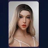 YUEdoll リアル皮膚172cm Gカップ 沁黎(Qinli)ヘッド フルシリコン製 黄色いビキニの巨乳美人ラブドール 南国リゾート風ダッチワイフ