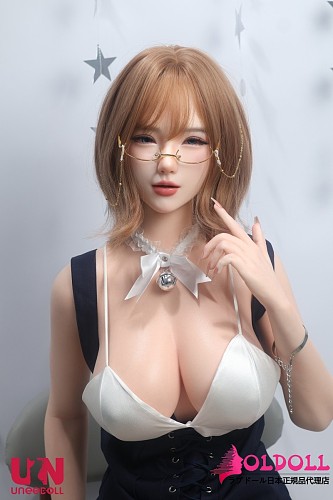 Uneedoll 美人ラブドール リアル肌158cm Eカップ 朧月(longyue)メイク①ヘッド フルシリコン製 リアル瞼オプション選択可能 胸元の開いたドレス姿の超擬真ダッチワイフ