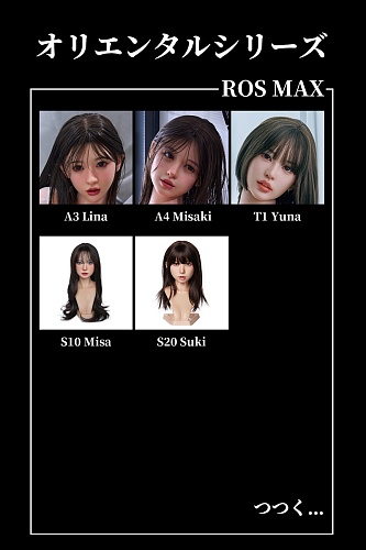 Irontechdoll（orientalシリーズ）ROS/ROSMAX付き シリコンヘッド単体 m16ジョイント 等身大リアルドールヘッド