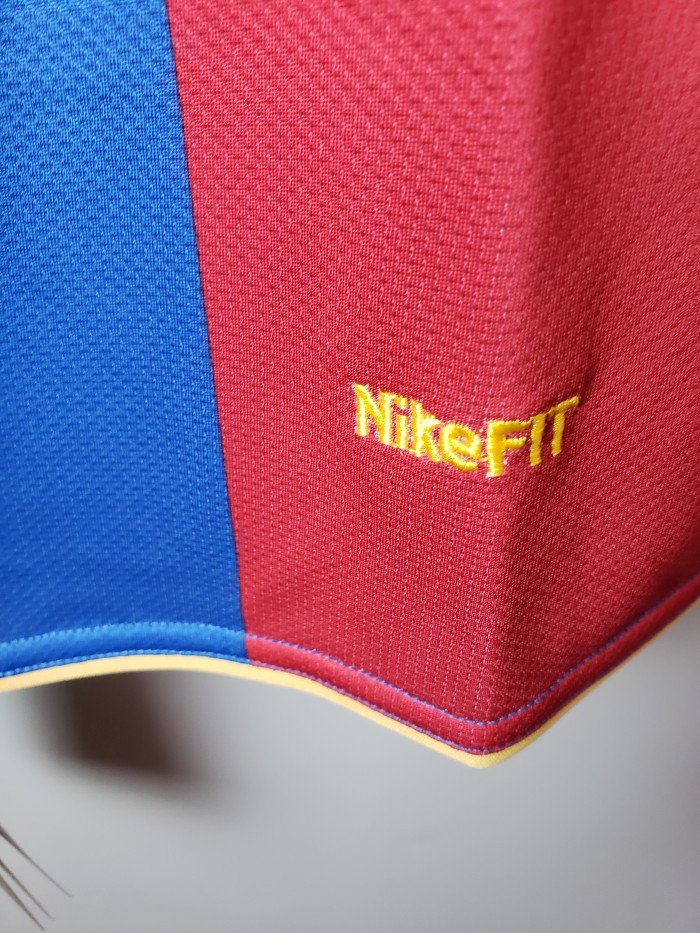 Barcelona Home Retro Long Sleeves Jersey 07/08