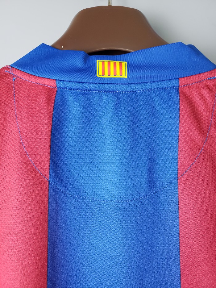 Barcelona Home Retro Long Sleeves Jersey 07/08