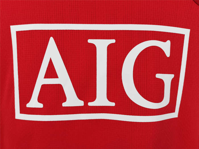 Manchester United Home Long Sleeve Retro Jersey 07/08