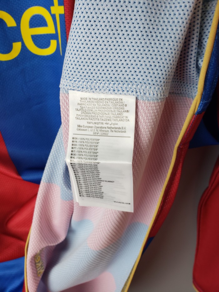 Barcelona Home Retro Long Sleeves Jersey 07/08