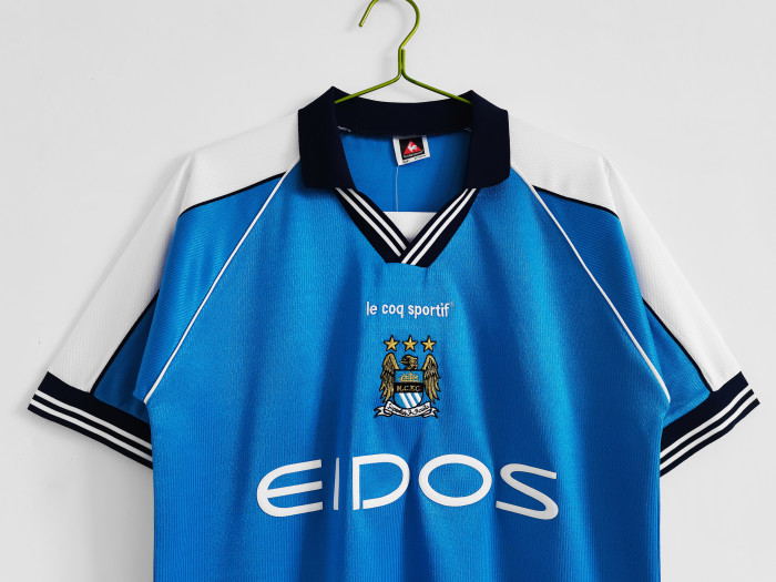Manchester City Home Retro Jersey 99/01