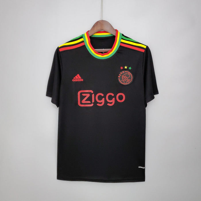 Ajax Man Black Jersey 21/22