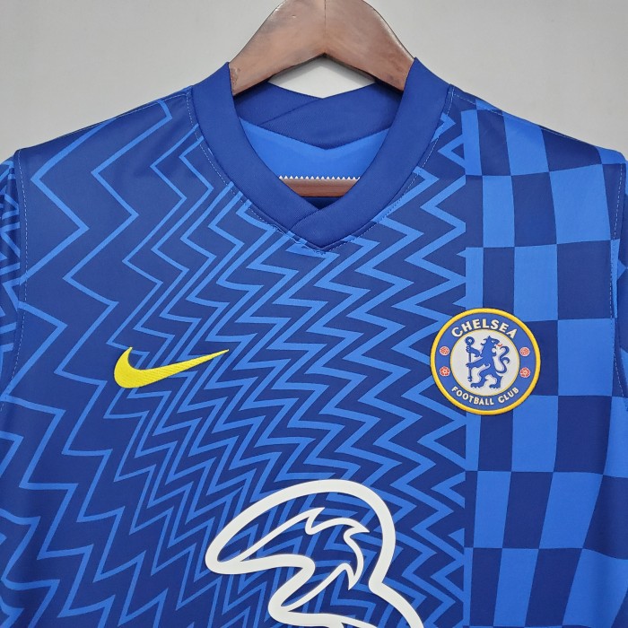 Chelsea Cup Home Jersey 21/22 with Champions of Europe 21 printing