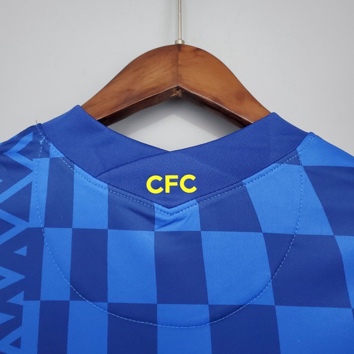 Chelsea Cup Home Jersey 21/22 with Champions of Europe 21 printing