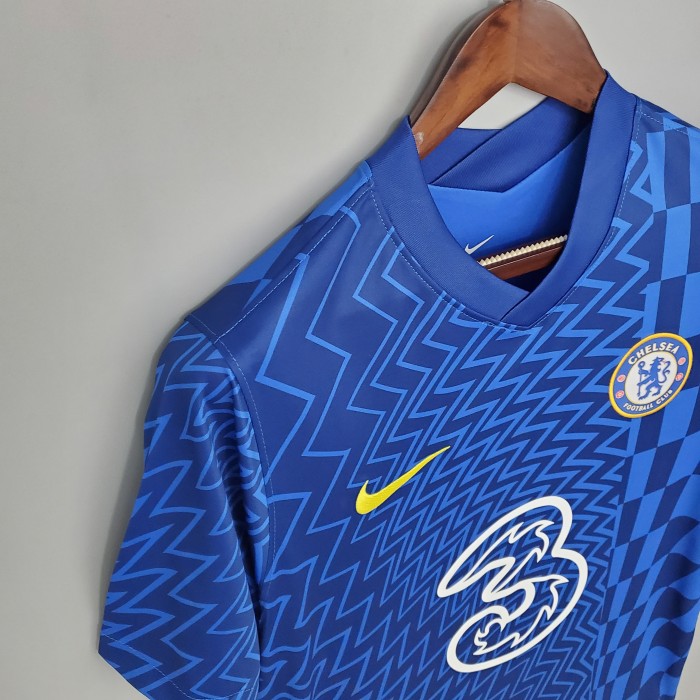 Chelsea Cup Home Jersey 21/22 with Champions of Europe 21 printing