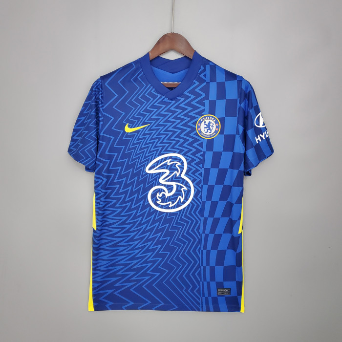 Chelsea Cup Home Jersey 21/22 with Champions of Europe 21 printing