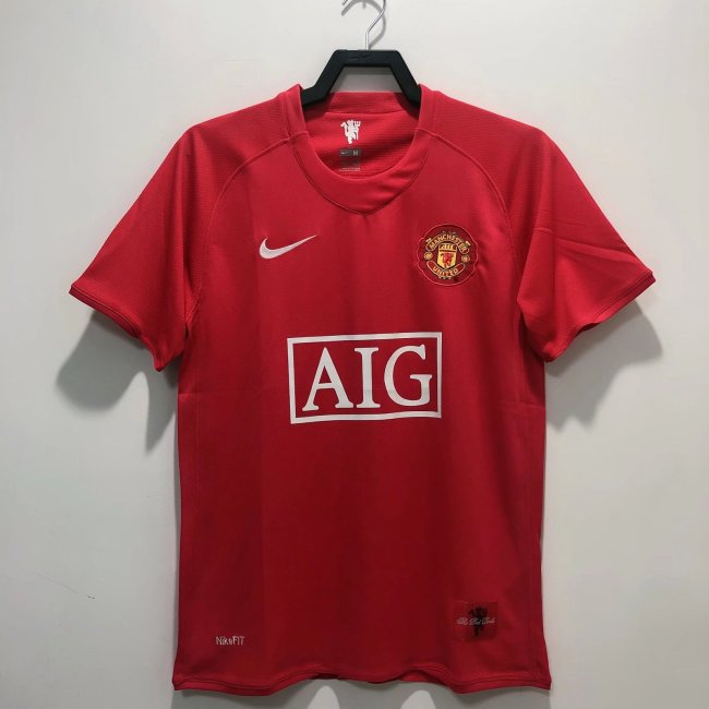 Manchester United Home Retro Jersey 07/08