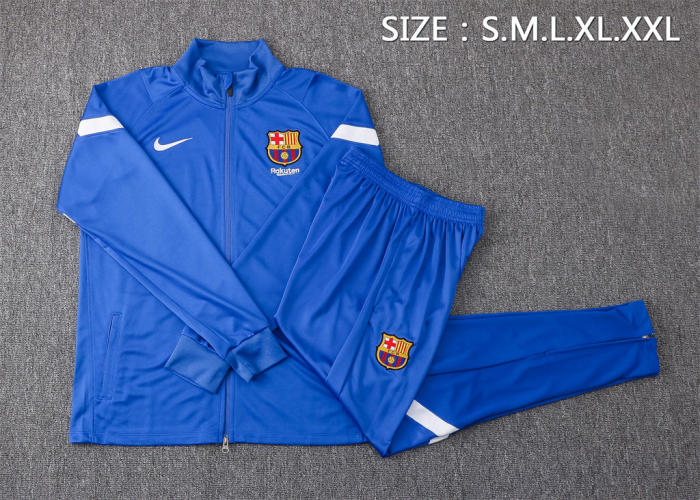 Barcelona Training Jacket 21/22 Colorful blue