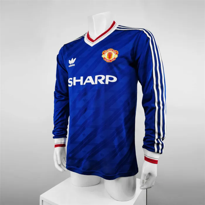 Manchester United Third Long Sleeve Retro Jersey 1986/87