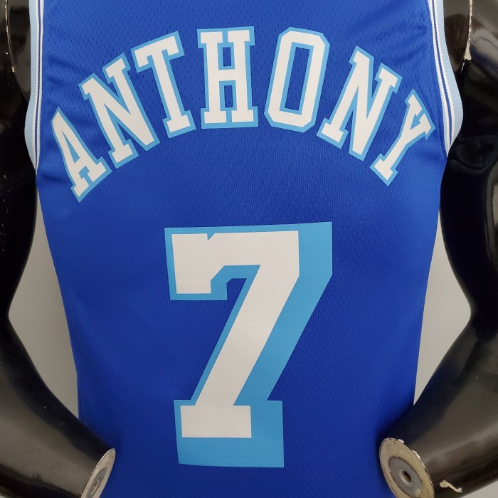 Carmelo Anthony Los Angeles Lakers 2020/21 Swingman Jersey Retro Blue