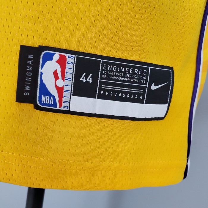 Carmelo Anthony Los Angeles Lakers 2020/21 Swingman Jersey Yellow