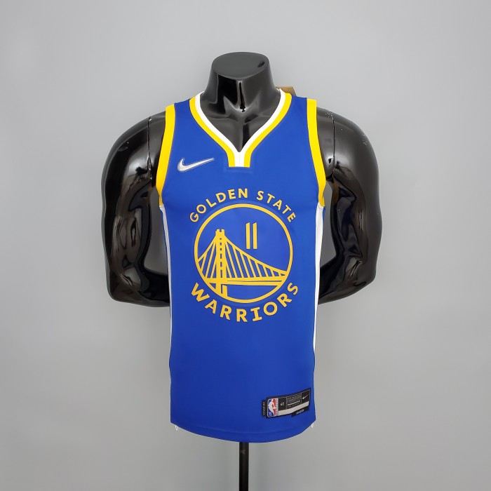 Klay Thompson Golden State Warriors 75th Anniversary Swingman Jersey Blue