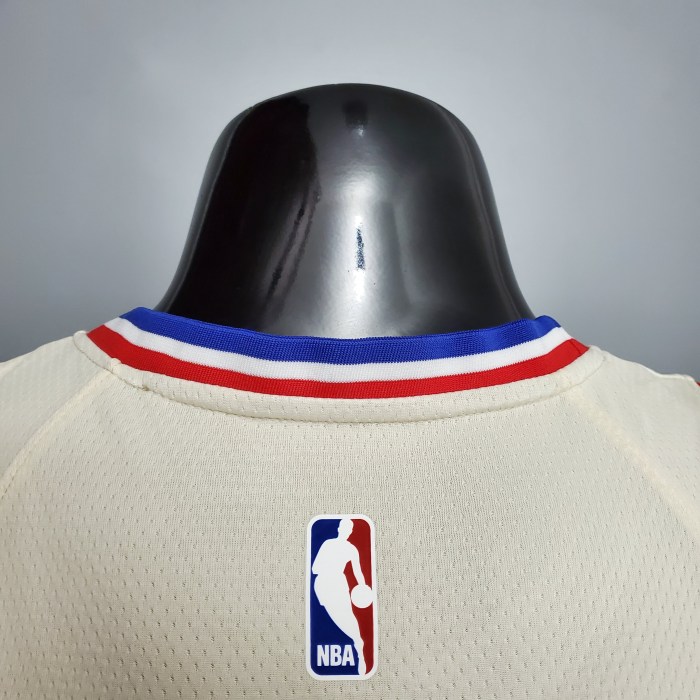 Joel Embiid Philadelphia 76ers City Limited Edition Swingman Jersey Beige