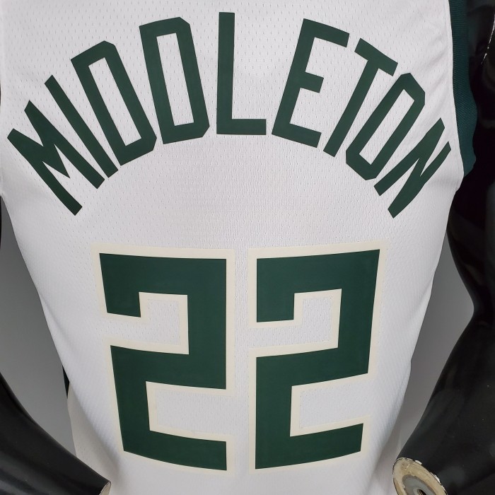 Khris Middleton Milwaukee Bucks Swingman Jersey White