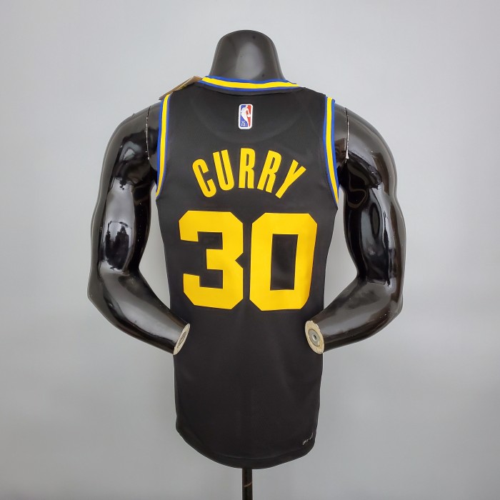 Stephen Curry Golden State Warriors 75th Anniversary Swingman Jersey Black