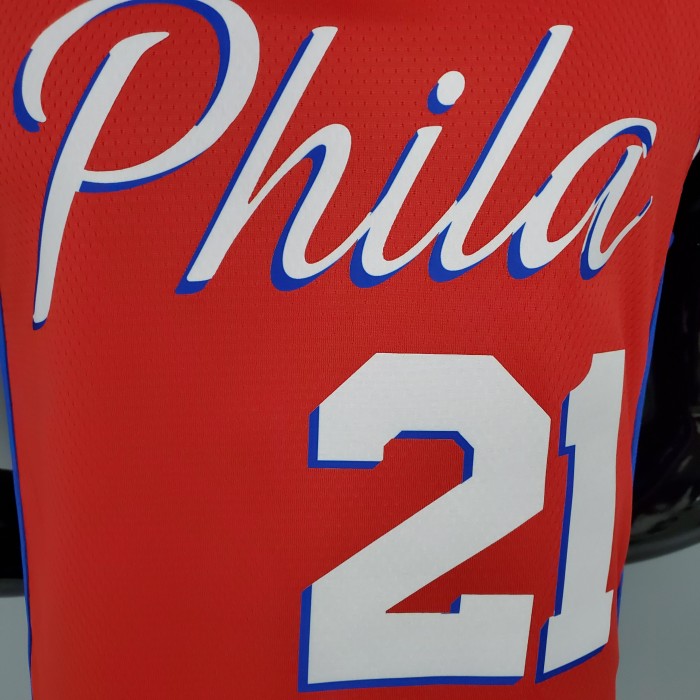 Joel Embiid Philadelphia 76ers Swingman Jersey Red