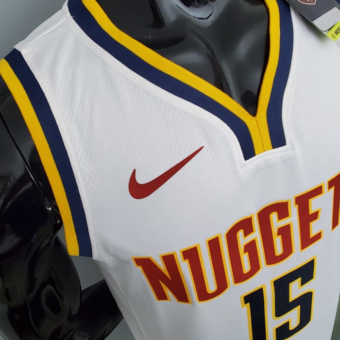 Nikola Jokic Denver Nuggets Swingman Jersey White