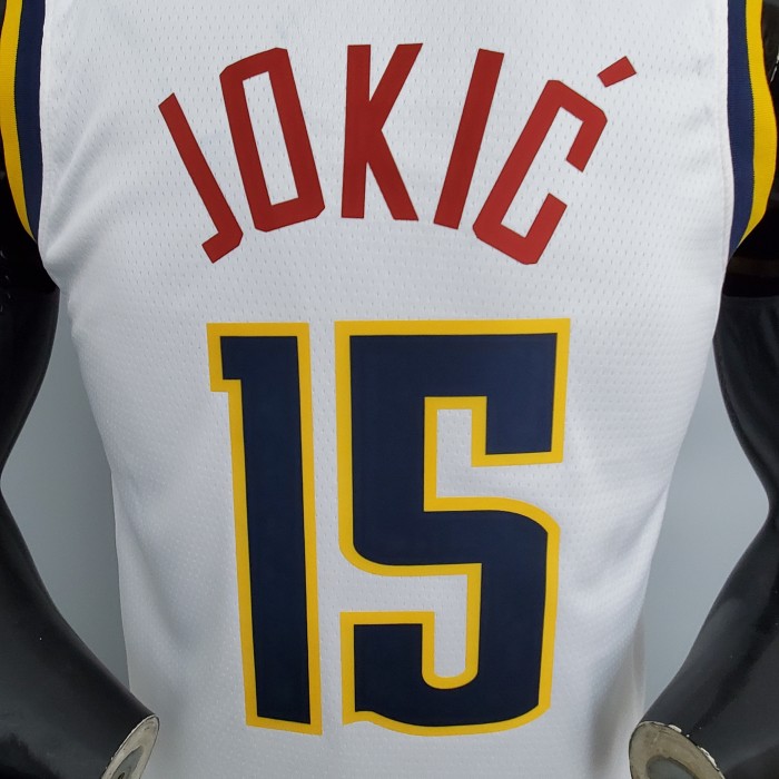 Nikola Jokic Denver Nuggets Swingman Jersey White