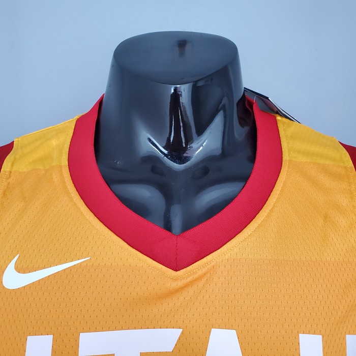 Donovan Mitchell Utah Jazz Rainbow Gradient Orange Swingman Jersey