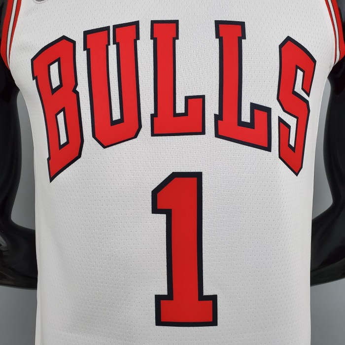 Derrick Rose Chicago Bulls 75th Anniversary Swingman Jersey White
