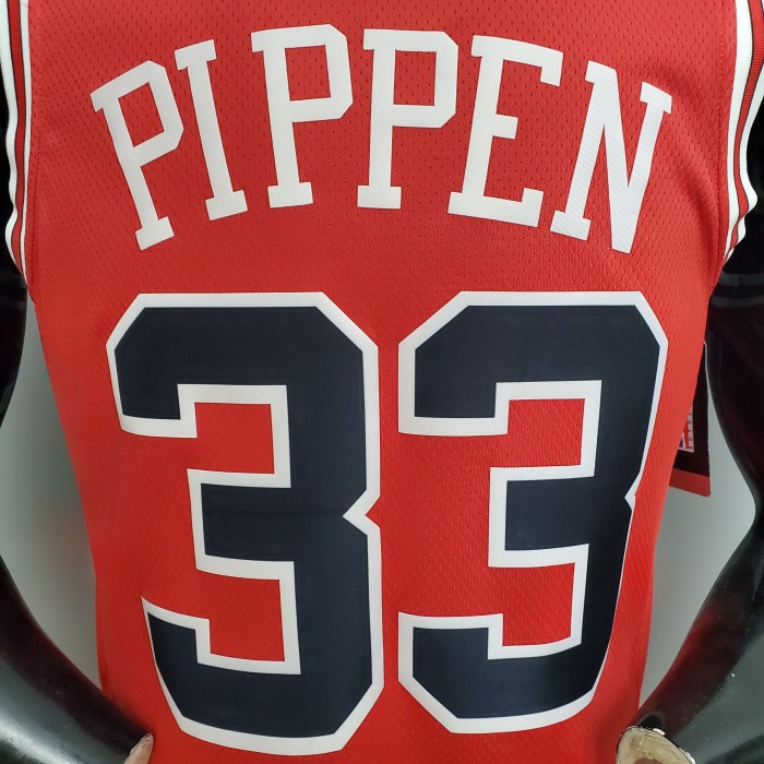 Scottie Pippen Chicago Bulls Swingman Jersey Red